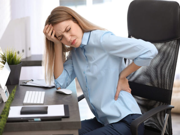 woman experiencing severe back pain